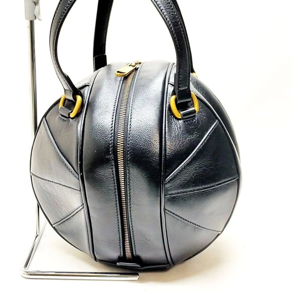 Gucci Hand Bag Black Leather 796-070325 - Picture 3 of 13